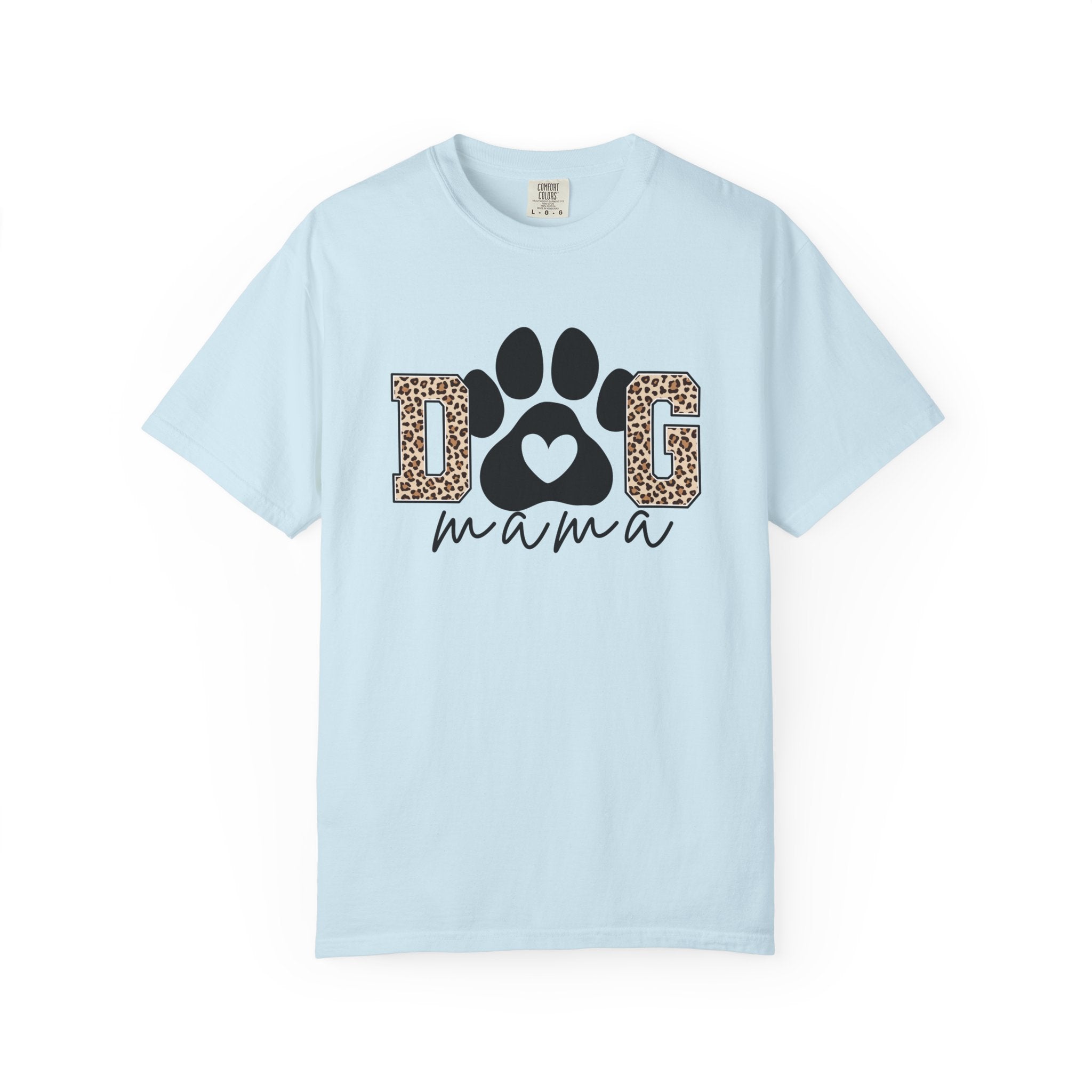 Dog Mama Leopard Paw T-Shirt