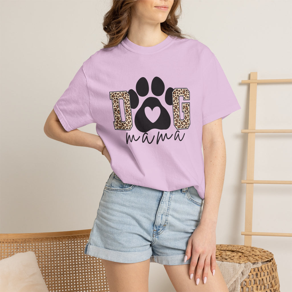 Dog Mama Leopard Paw T-Shirt
