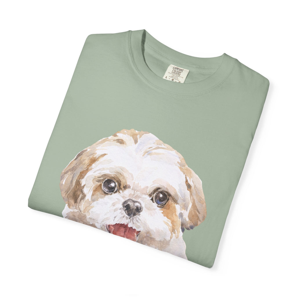 Dog Mom T-Shirt — Watercolor Puppy Graphic Tee