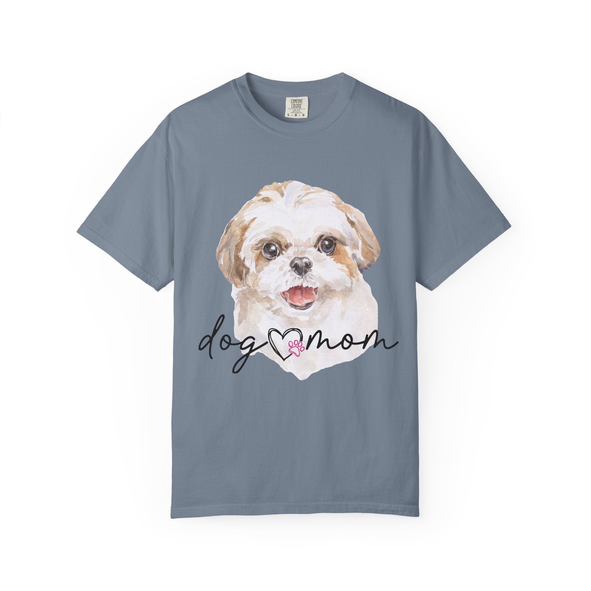 Dog Mom T-Shirt — Watercolor Puppy Graphic Tee