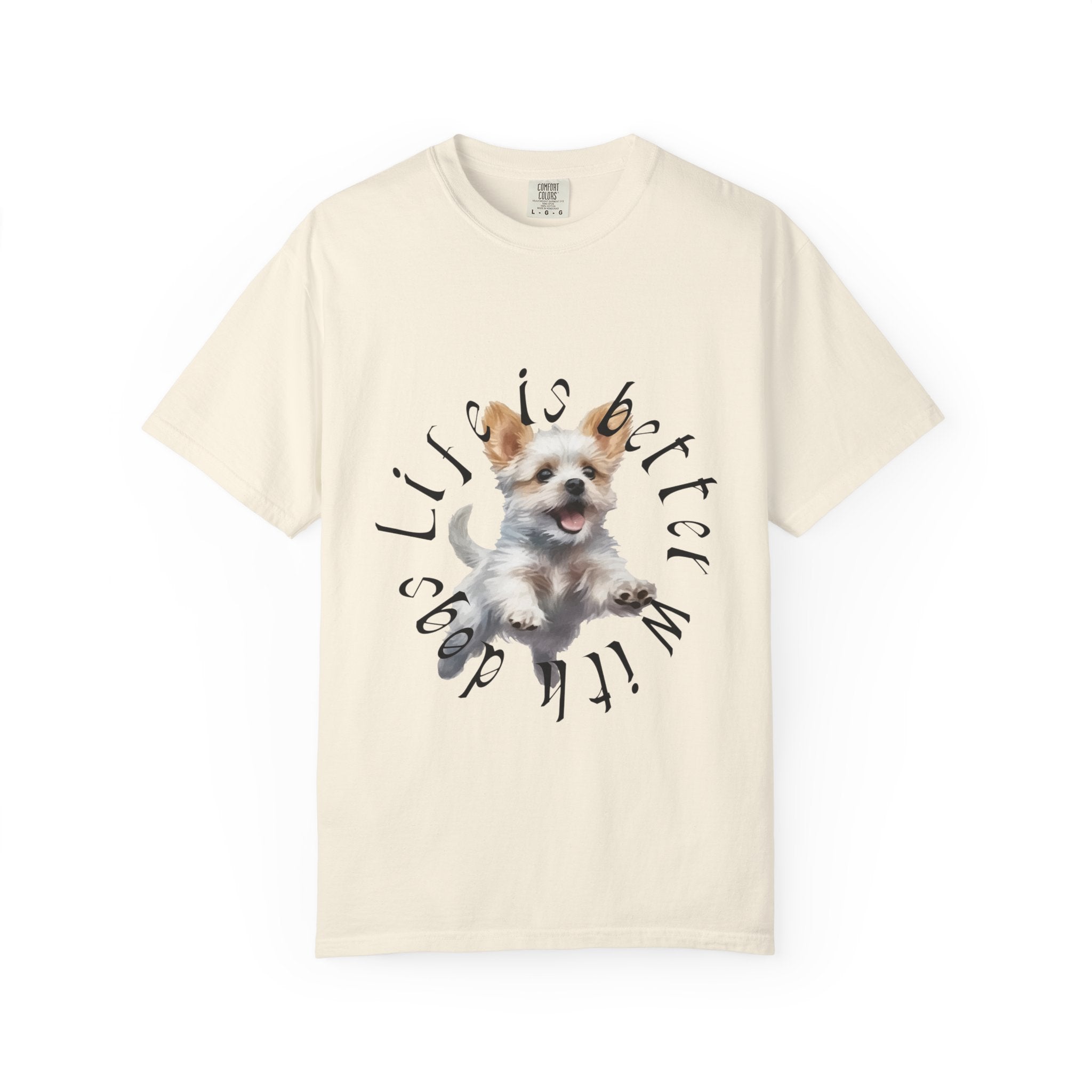 Dog Lovers T-Shirt — "Life Is Better With Dogs" Graphic Tee