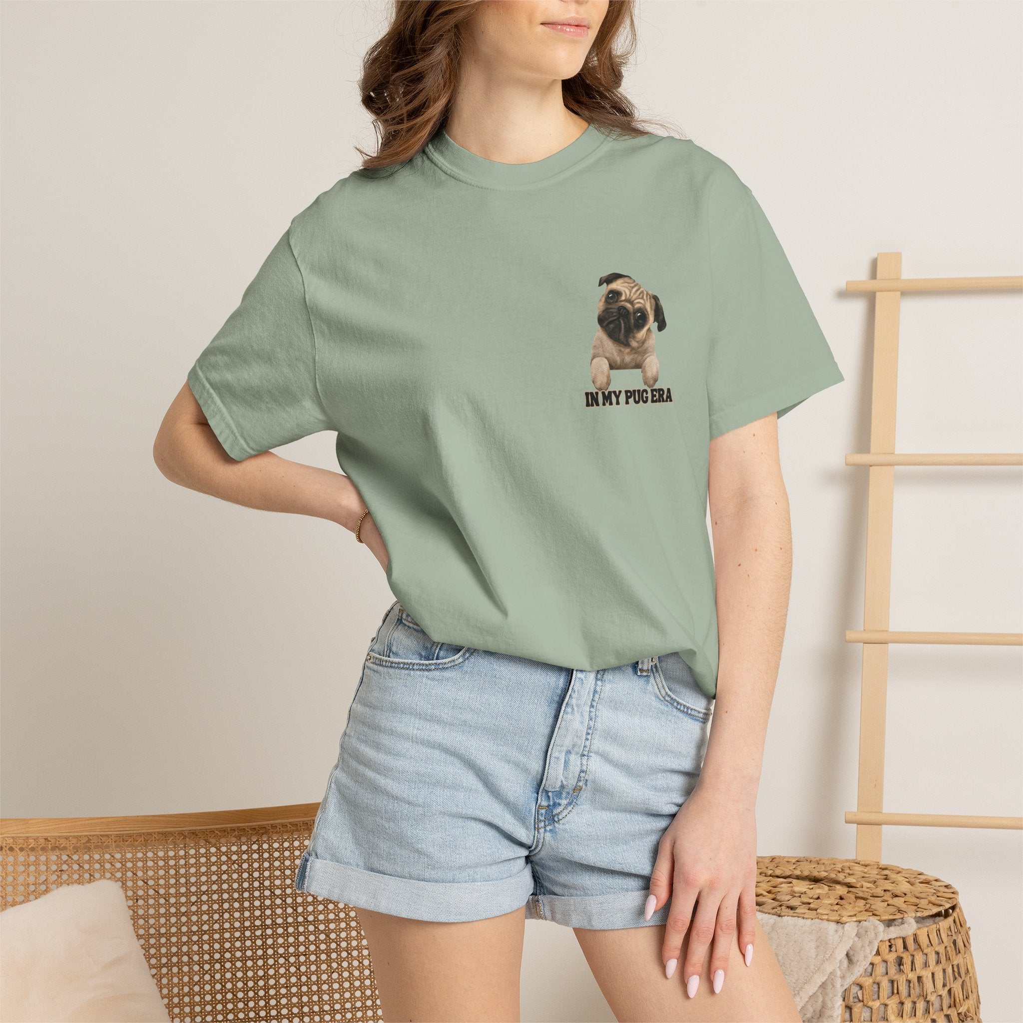 Pug T-Shirt — "In My Pug Era" Cute Pug Graphic Tee