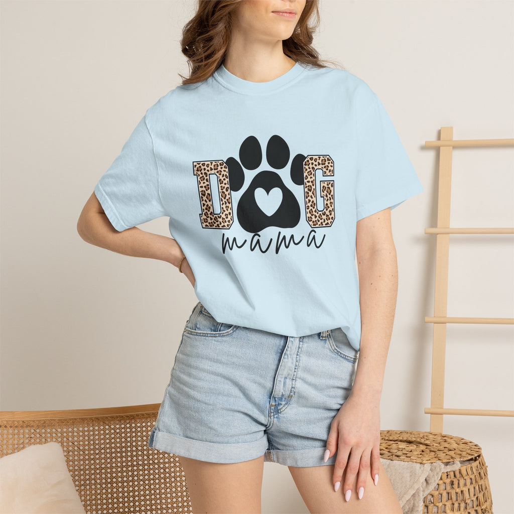 Dog Mama Leopard Paw T-Shirt
