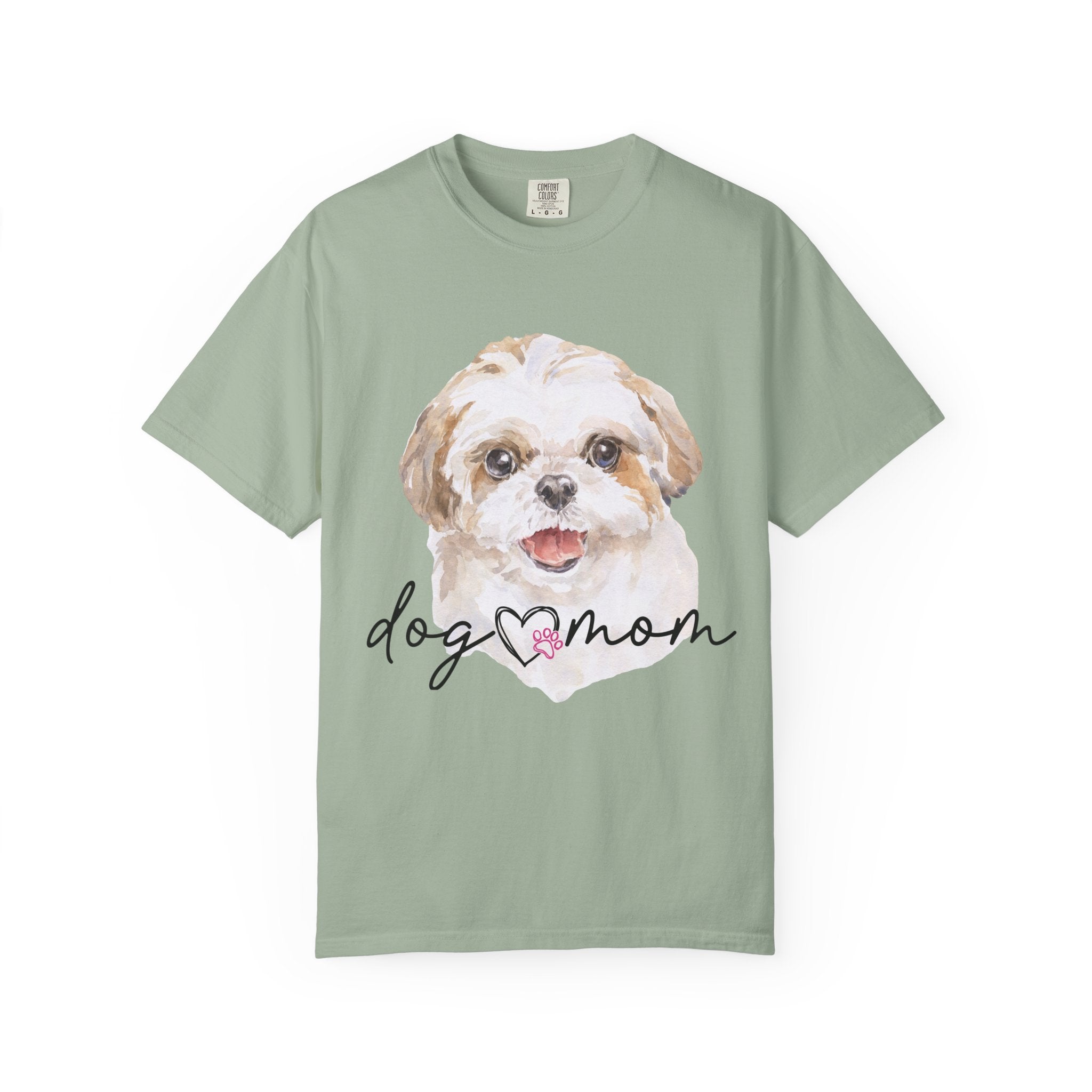 Dog Mom T-Shirt — Watercolor Puppy Graphic Tee