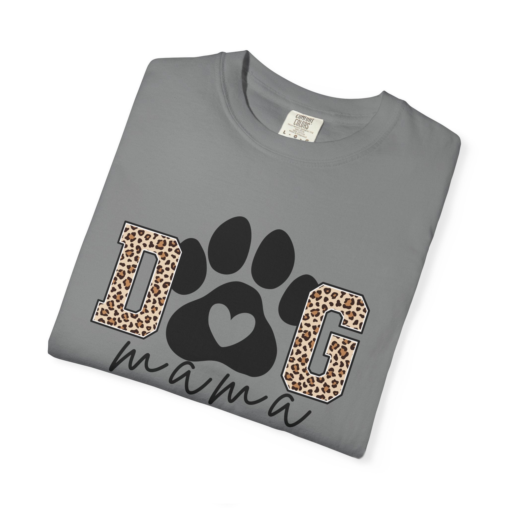 Dog Mama Leopard Paw T-Shirt