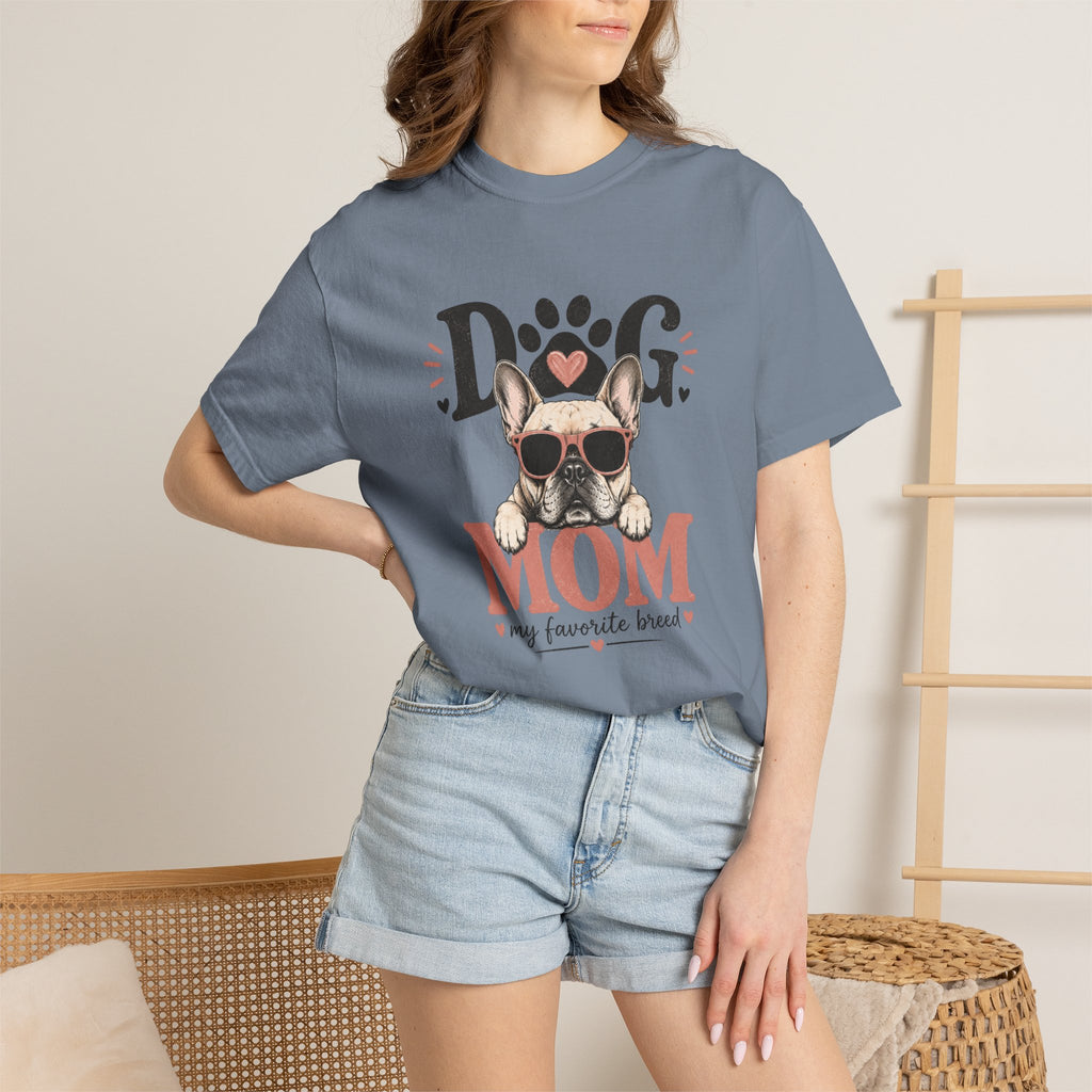 Dog Mom T-Shirt – My Favorite Breed French Bulldog Design