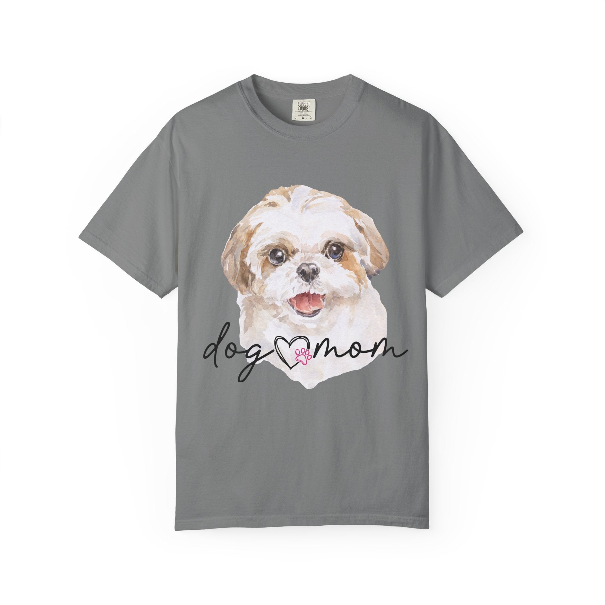 Dog Mom T-Shirt — Watercolor Puppy Graphic Tee