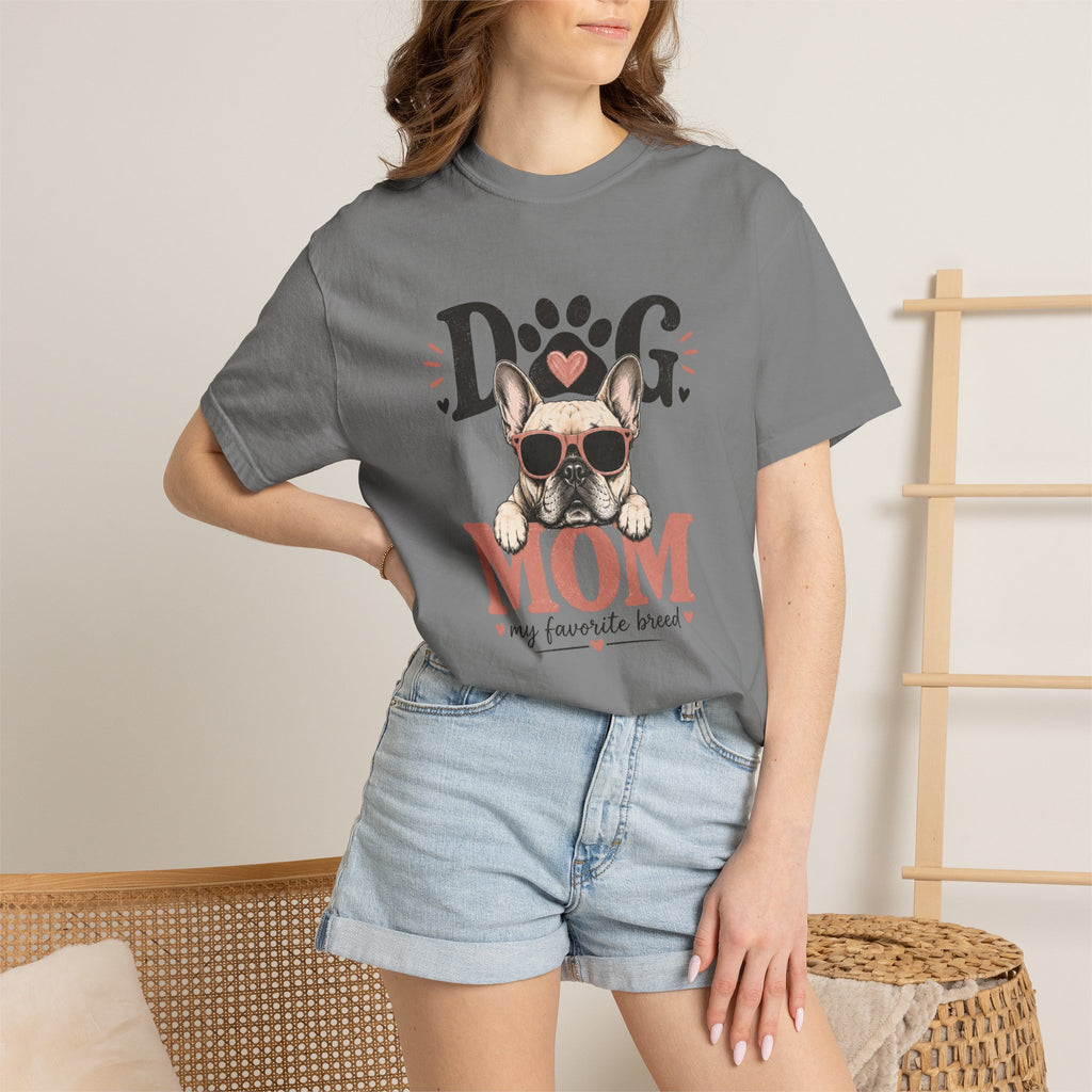 Dog Mom T-Shirt – My Favorite Breed French Bulldog Design