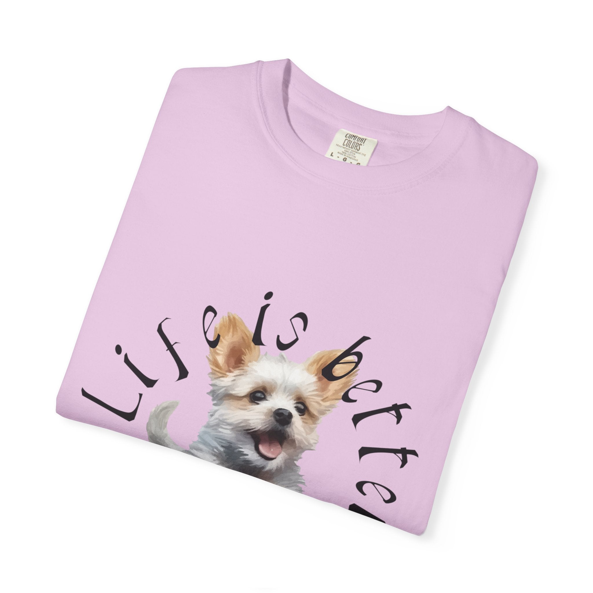 Dog Lovers T-Shirt — "Life Is Better With Dogs" Graphic Tee