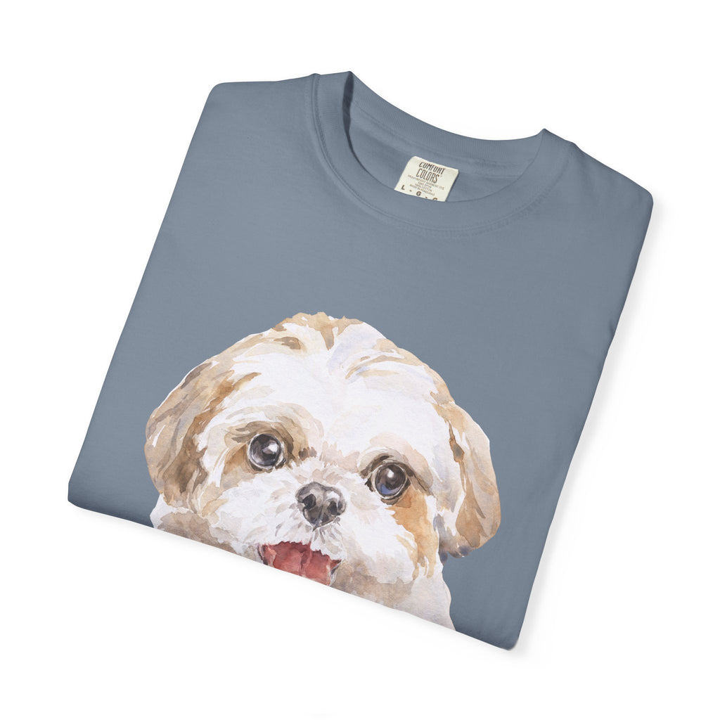 Dog Mom T-Shirt — Watercolor Puppy Graphic Tee