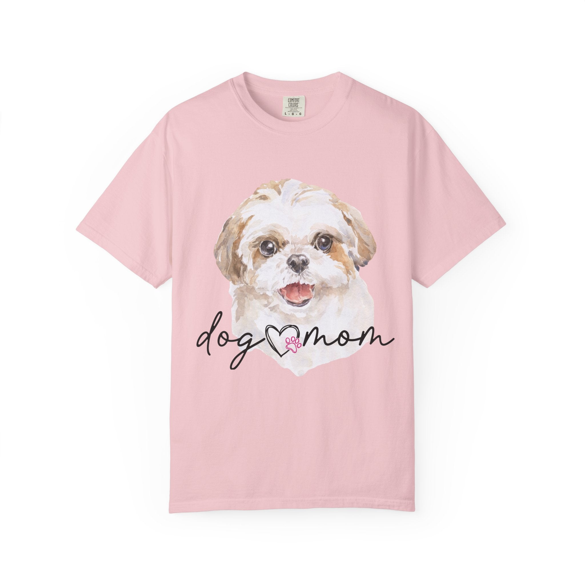 Dog Mom T-Shirt — Watercolor Puppy Graphic Tee