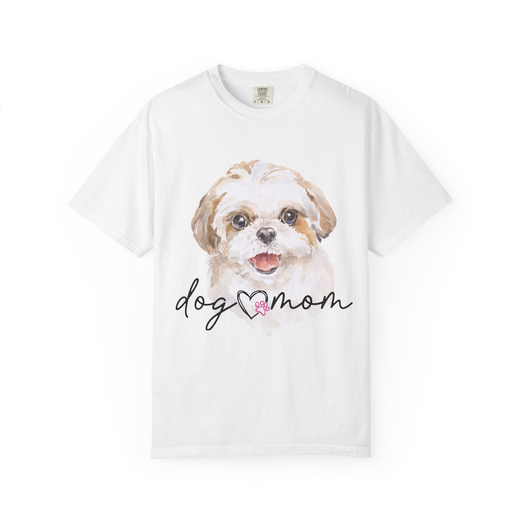 Dog Mom T-Shirt — Watercolor Puppy Graphic Tee