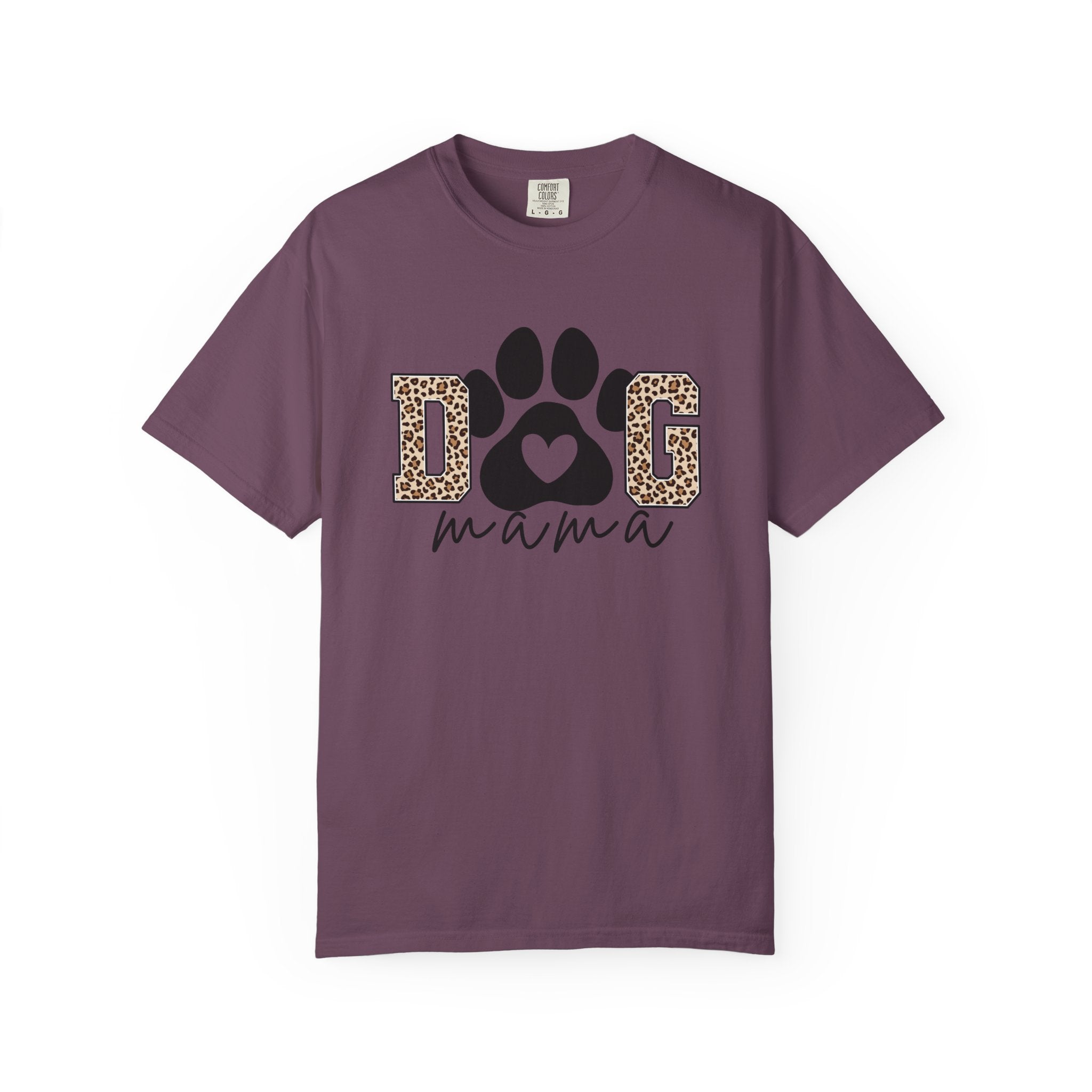 Dog Mama Leopard Paw T-Shirt