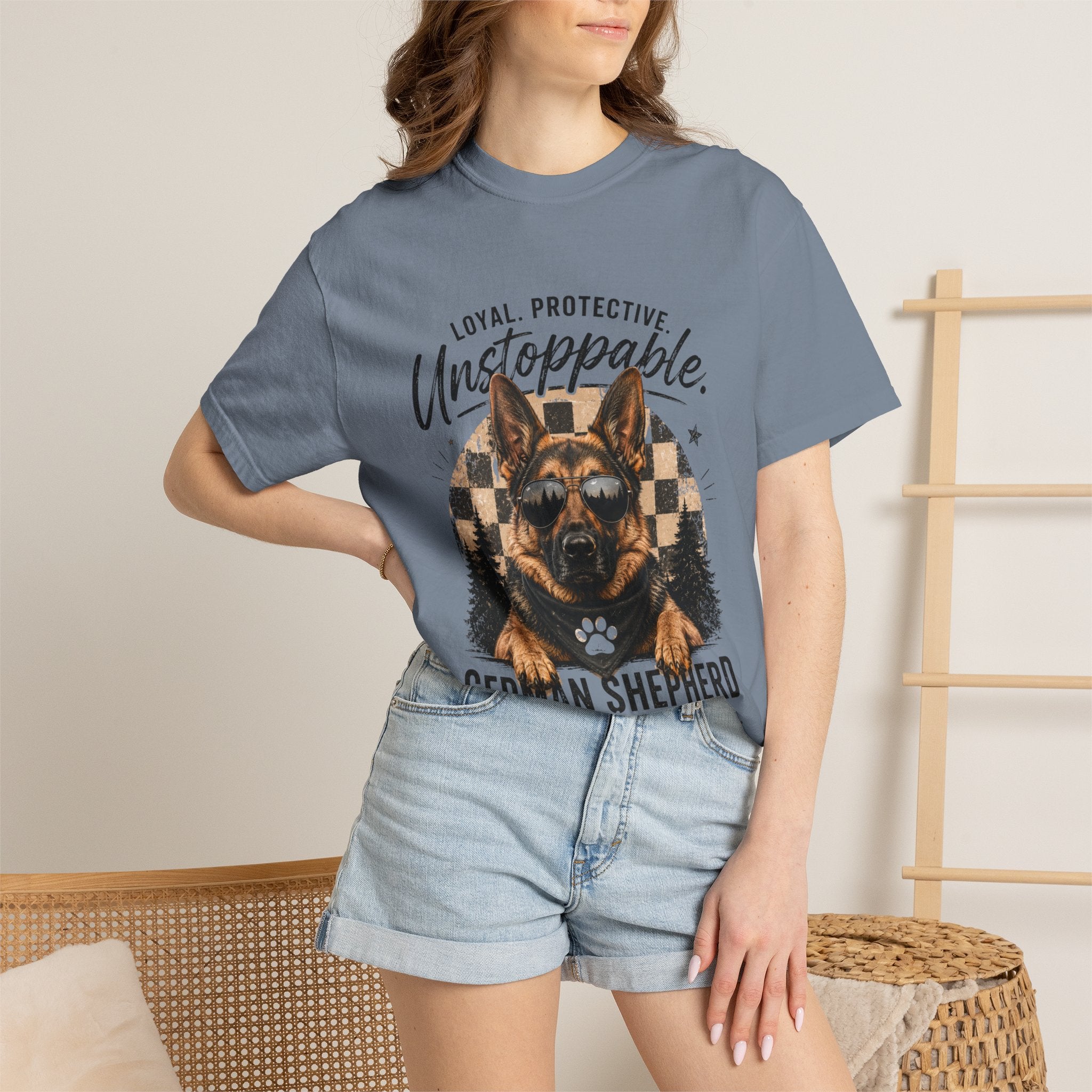 Unstoppable German Shepherd T-Shirt — Loyal, Protective Dog Lover Tee