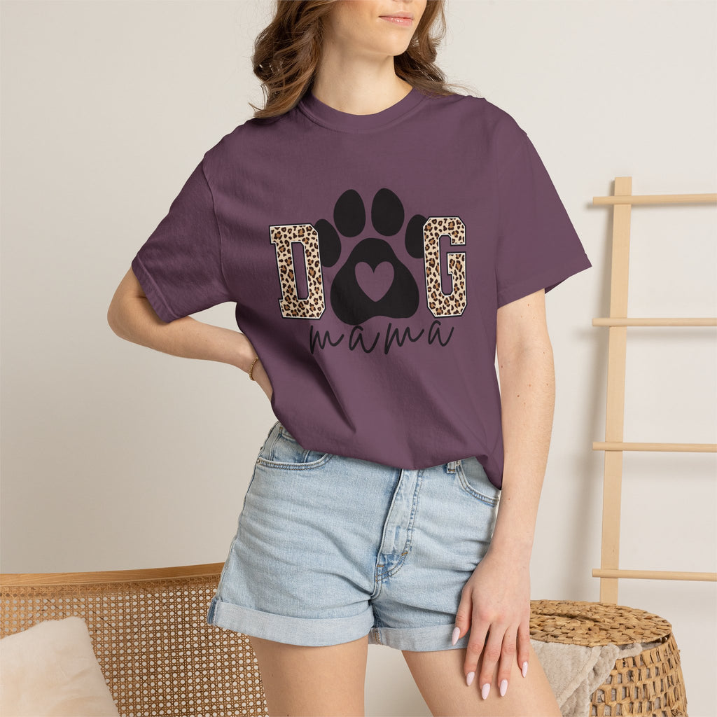 Dog Mama Leopard Paw T-Shirt