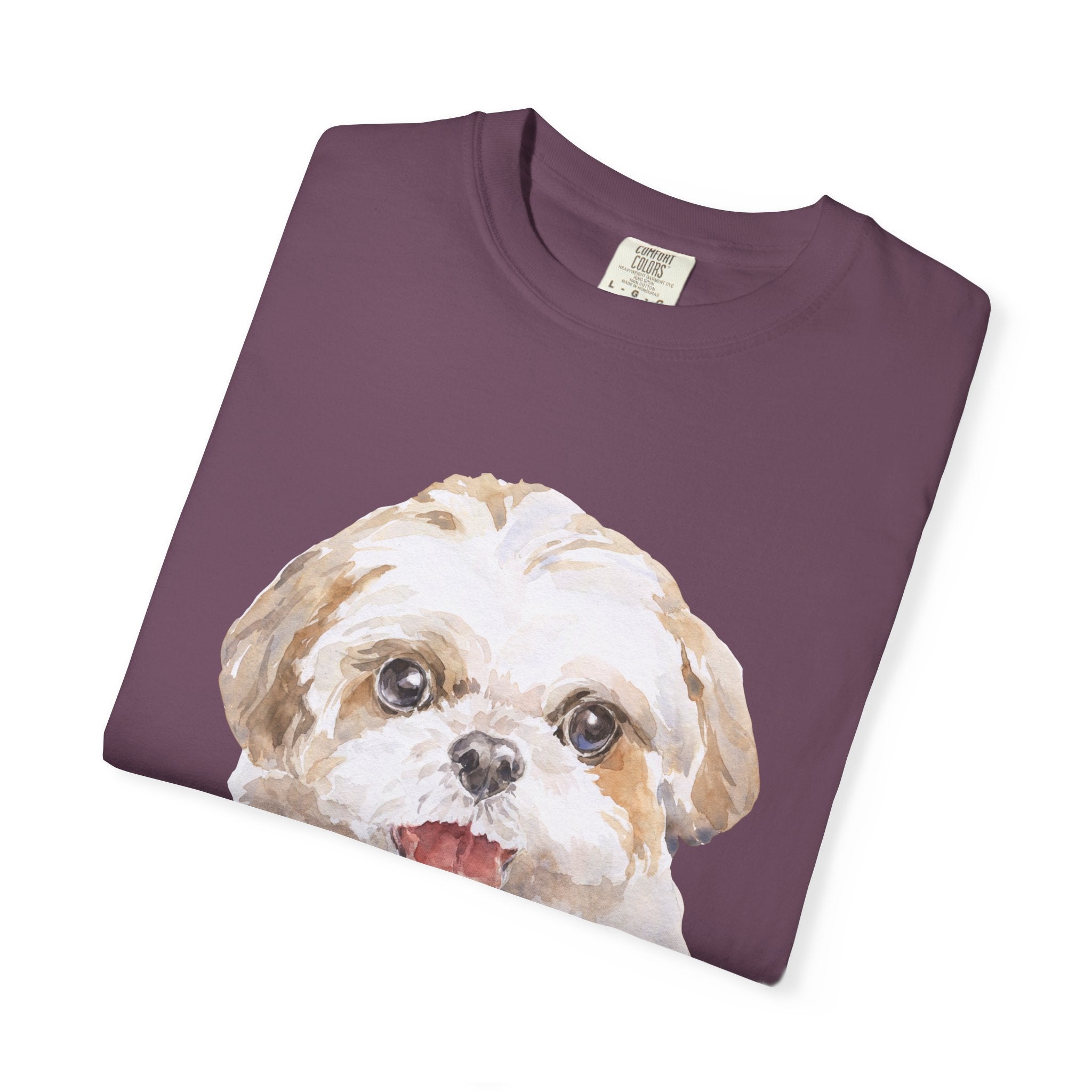 Dog Mom T-Shirt — Watercolor Puppy Graphic Tee
