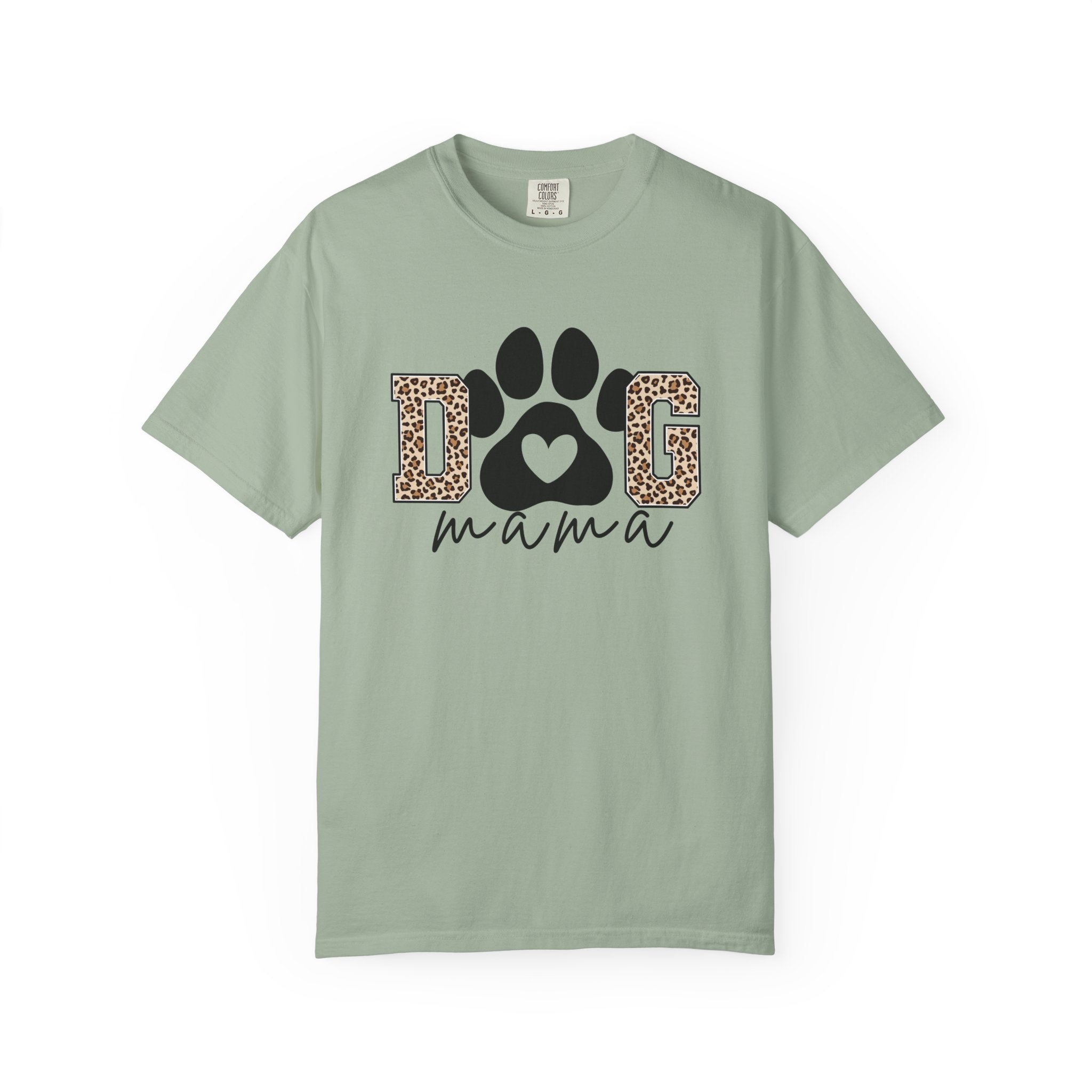 Dog Mama Leopard Paw T-Shirt