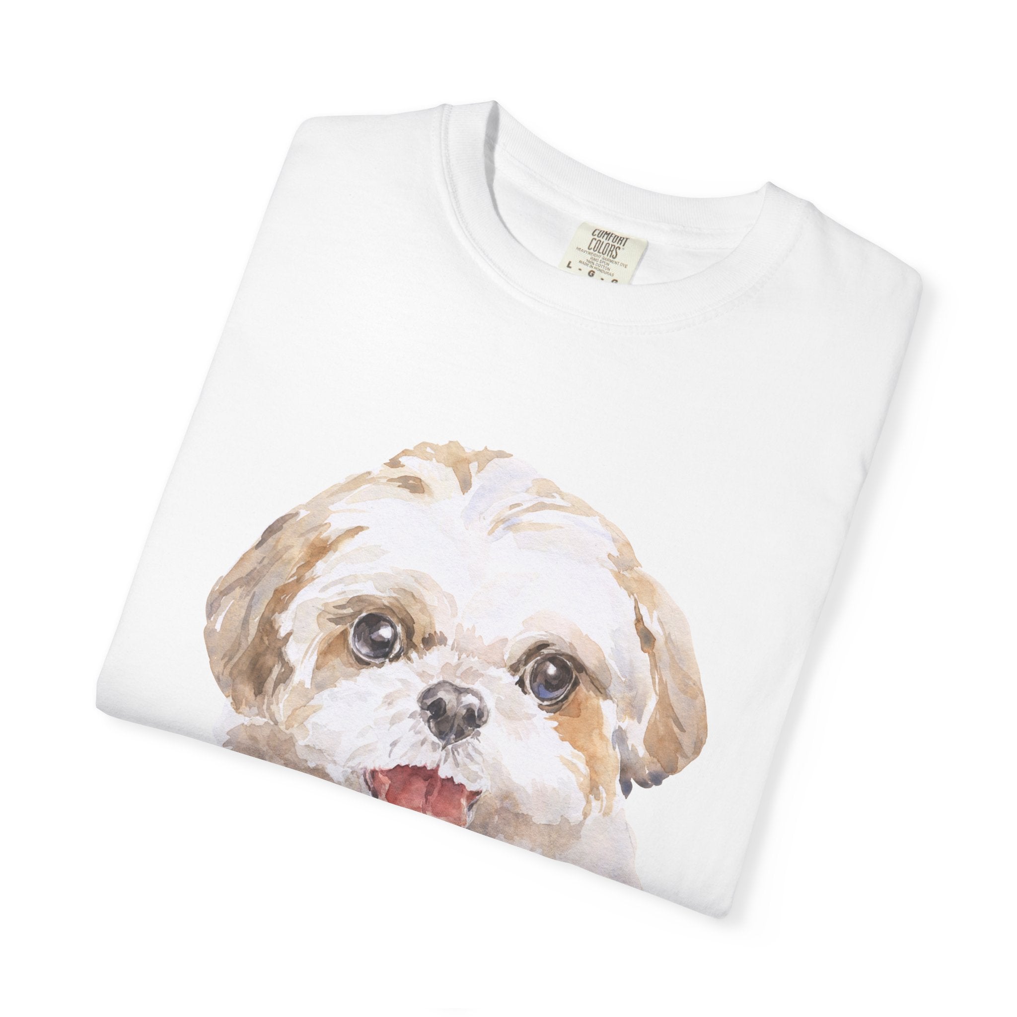 Dog Mom T-Shirt — Watercolor Puppy Graphic Tee