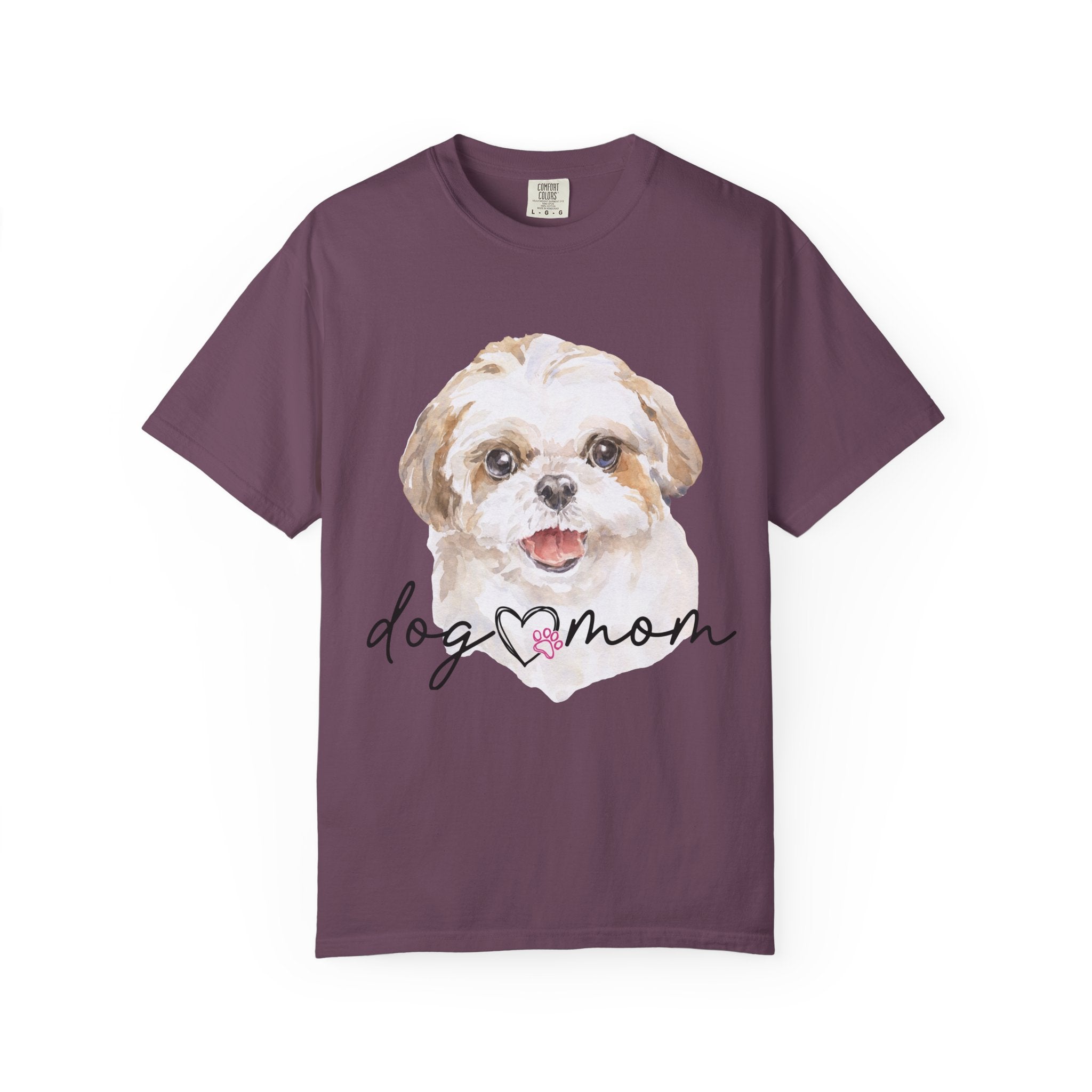 Dog Mom T-Shirt — Watercolor Puppy Graphic Tee