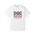 Dog Mom T-Shirt — "Dog Mom My Favorite Breed" Paw Heart Tee
