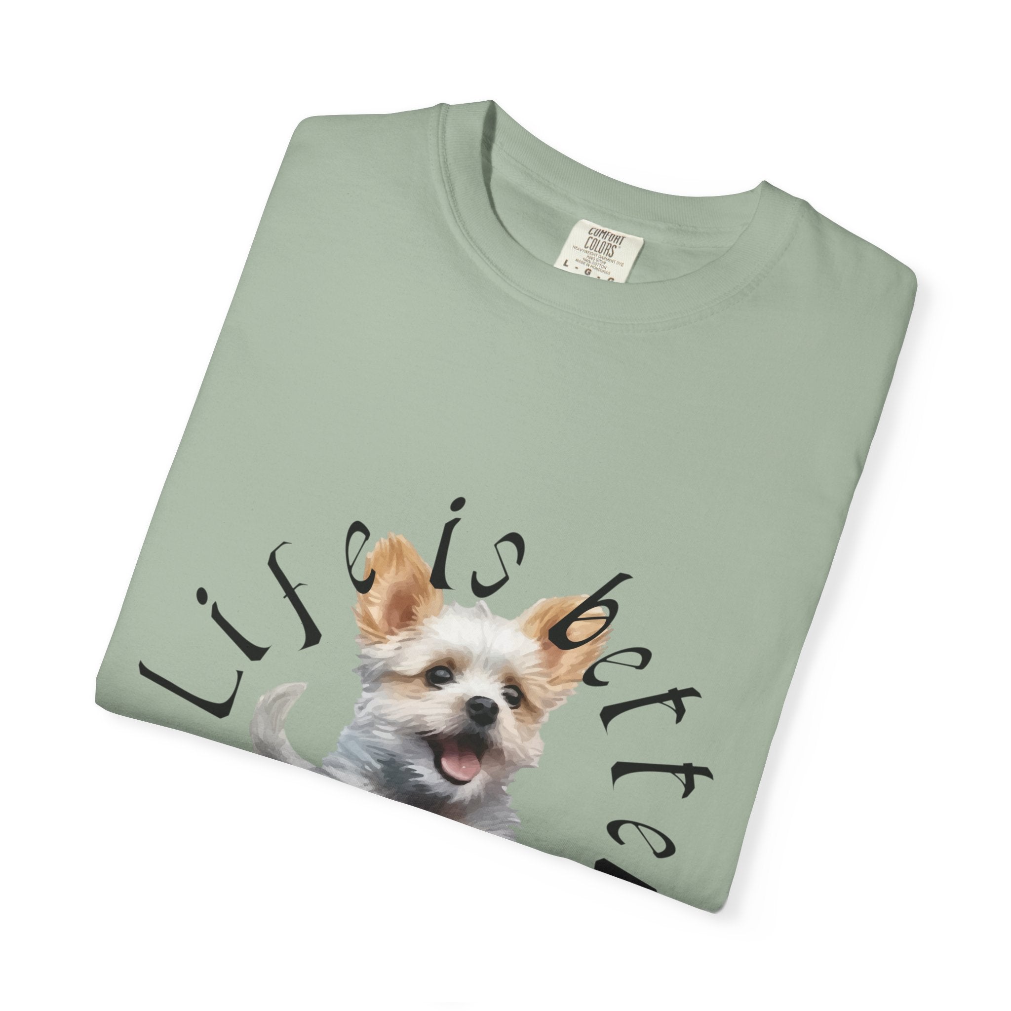 Dog Lovers T-Shirt — "Life Is Better With Dogs" Graphic Tee