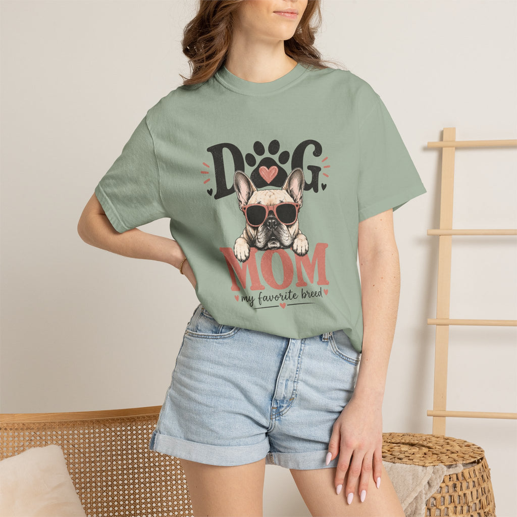 Dog Mom T-Shirt – My Favorite Breed French Bulldog Design