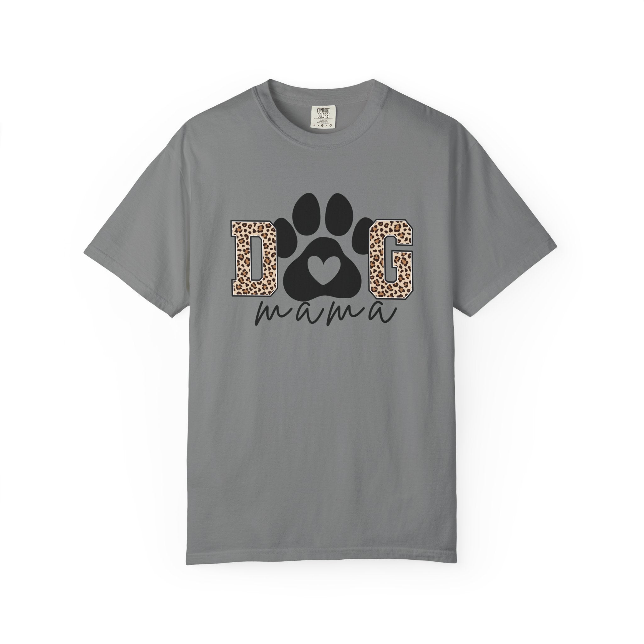Dog Mama Leopard Paw T-Shirt