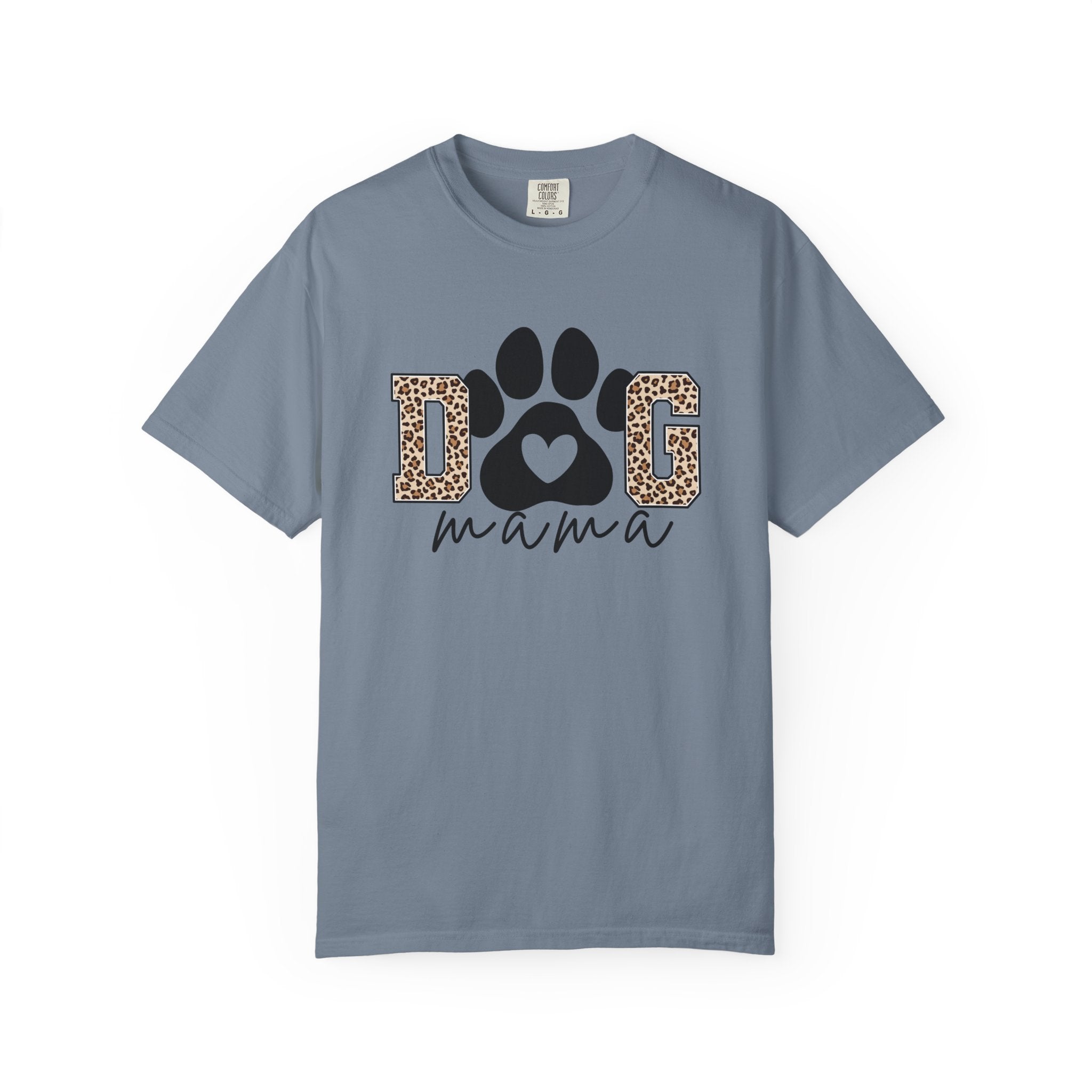 Dog Mama Leopard Paw T-Shirt