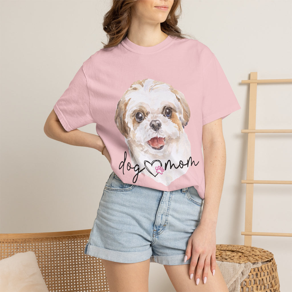 Dog Mom T-Shirt — Watercolor Puppy Graphic Tee