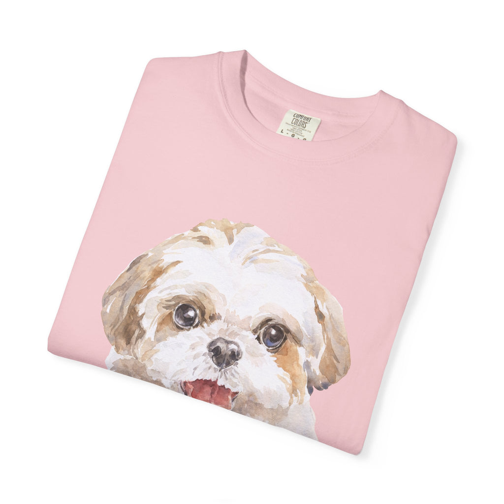 Dog Mom T-Shirt — Watercolor Puppy Graphic Tee