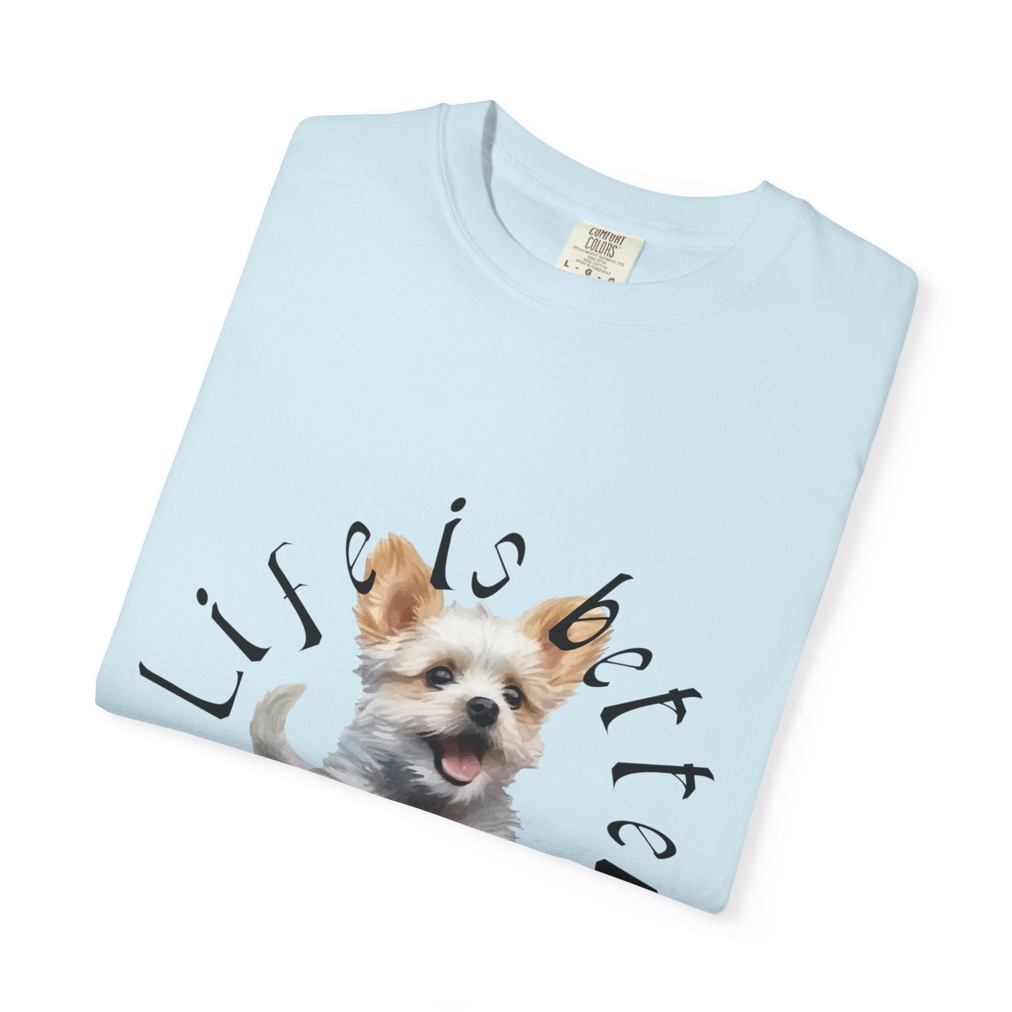 Dog Lovers T-Shirt — "Life Is Better With Dogs" Graphic Tee