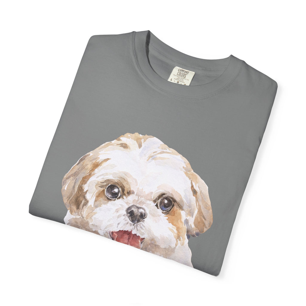 Dog Mom T-Shirt — Watercolor Puppy Graphic Tee