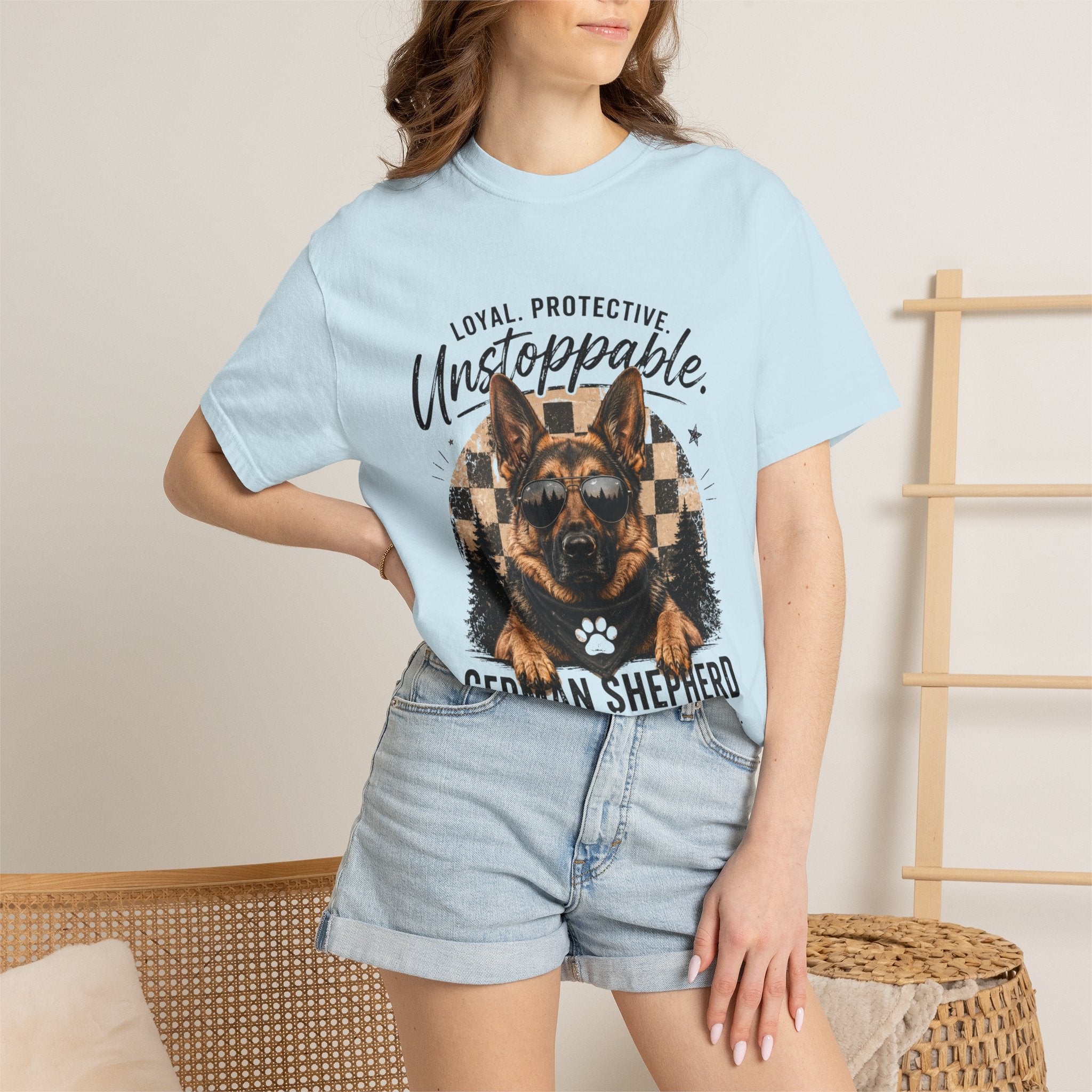 Unstoppable German Shepherd T-Shirt — Loyal, Protective Dog Lover Tee