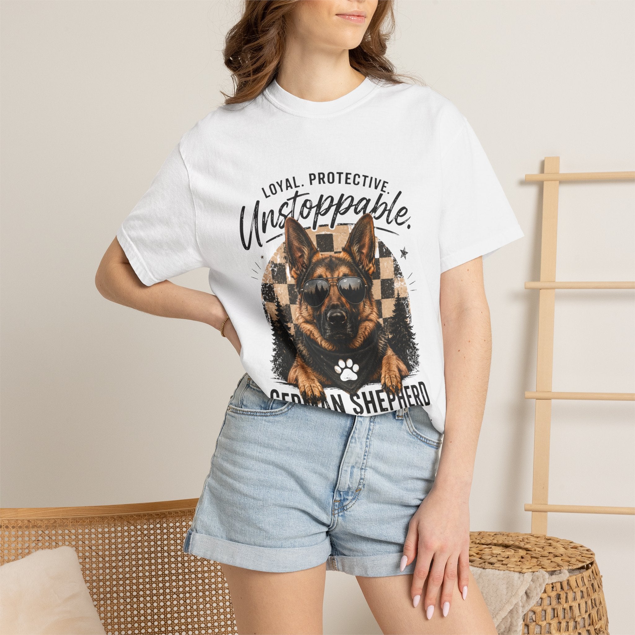 Unstoppable German Shepherd T-Shirt — Loyal, Protective Dog Lover Tee