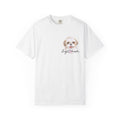 Dog Mom T-Shirt with Cute Puppy Portrait — Watercolor Dog Mom Tee