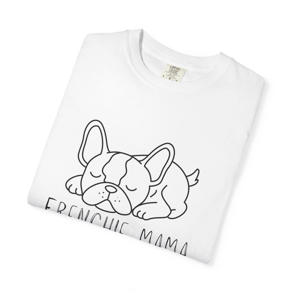 Frenchie Mama T-Shirt — Cute Sleeping French Bulldog Tee for Dog Moms