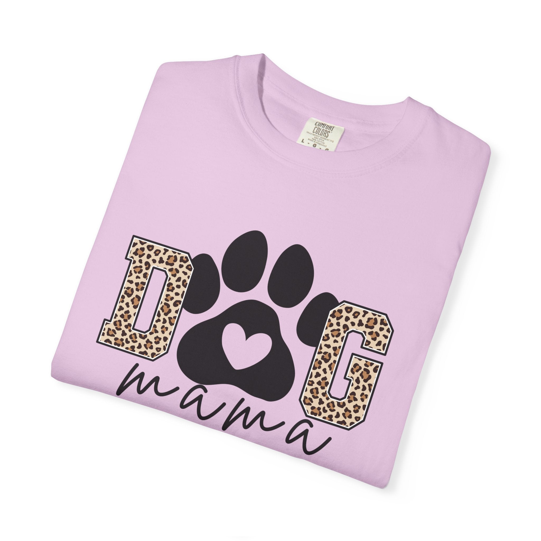 Dog Mama Leopard Paw T-Shirt