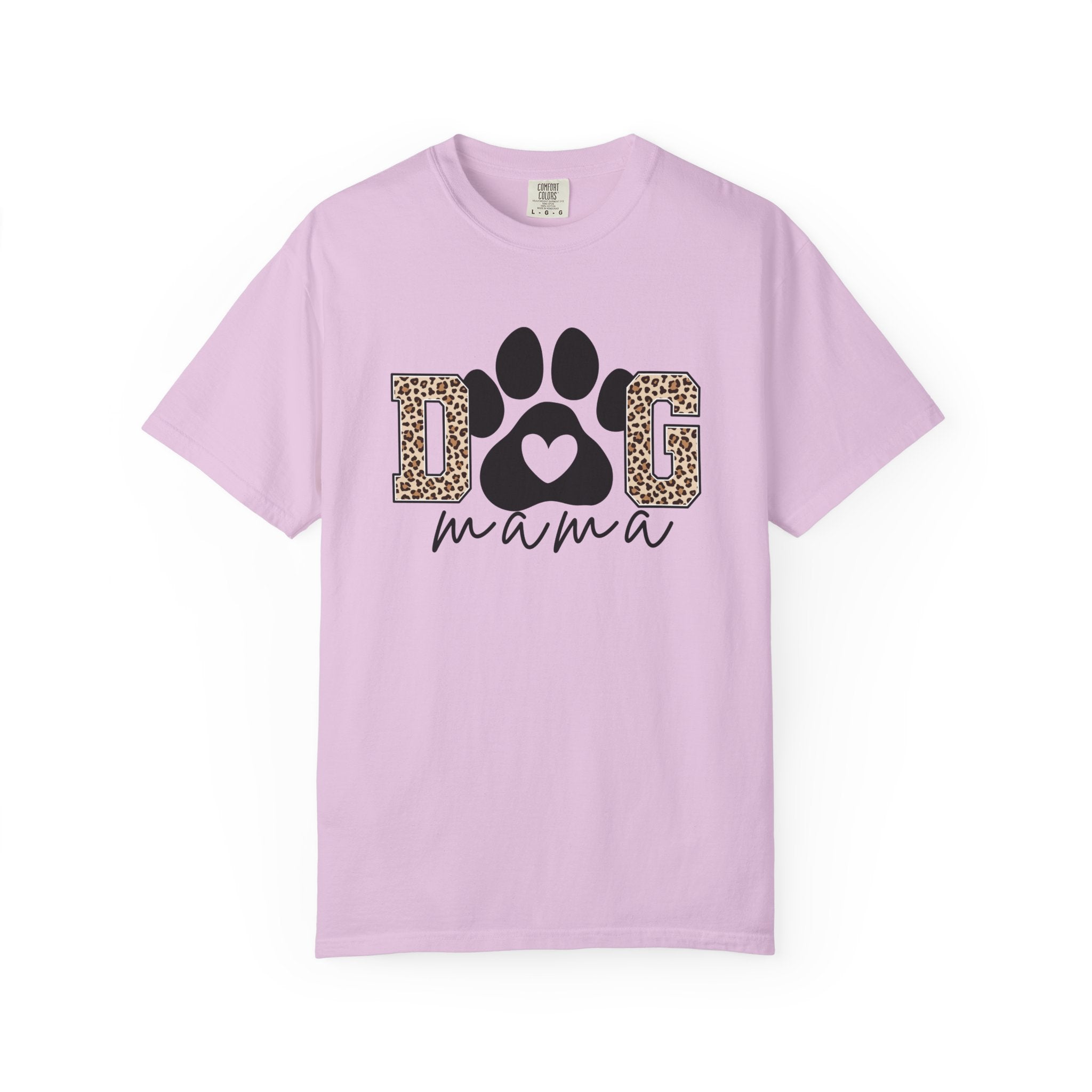 Dog Mama Leopard Paw T-Shirt