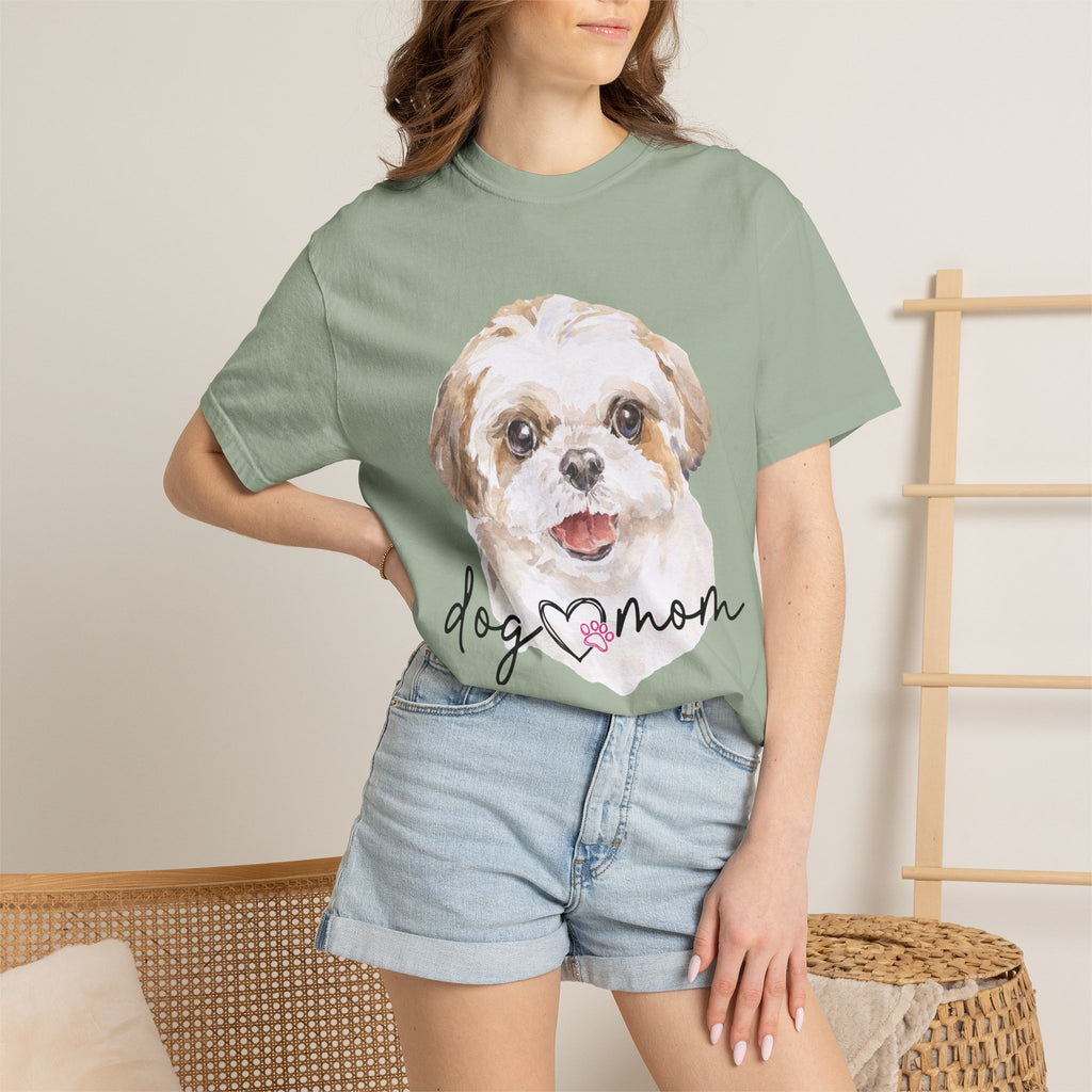 Dog Mom T-Shirt — Watercolor Puppy Graphic Tee