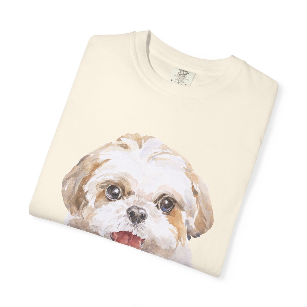 Dog Mom T-Shirt — Watercolor Puppy Graphic Tee