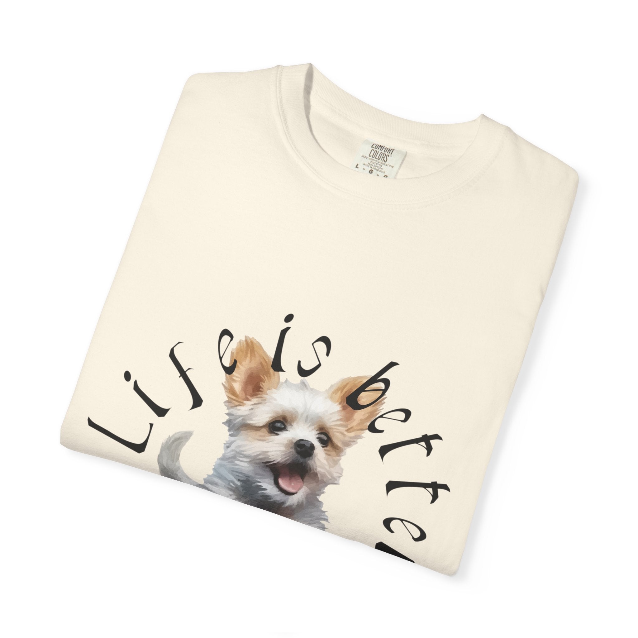 Dog Lovers T-Shirt — "Life Is Better With Dogs" Graphic Tee