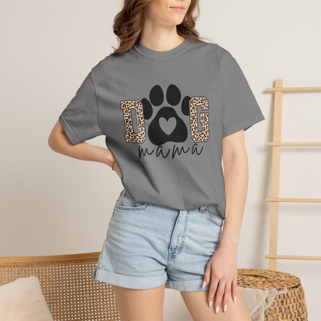 Dog Mama Leopard Paw T-Shirt